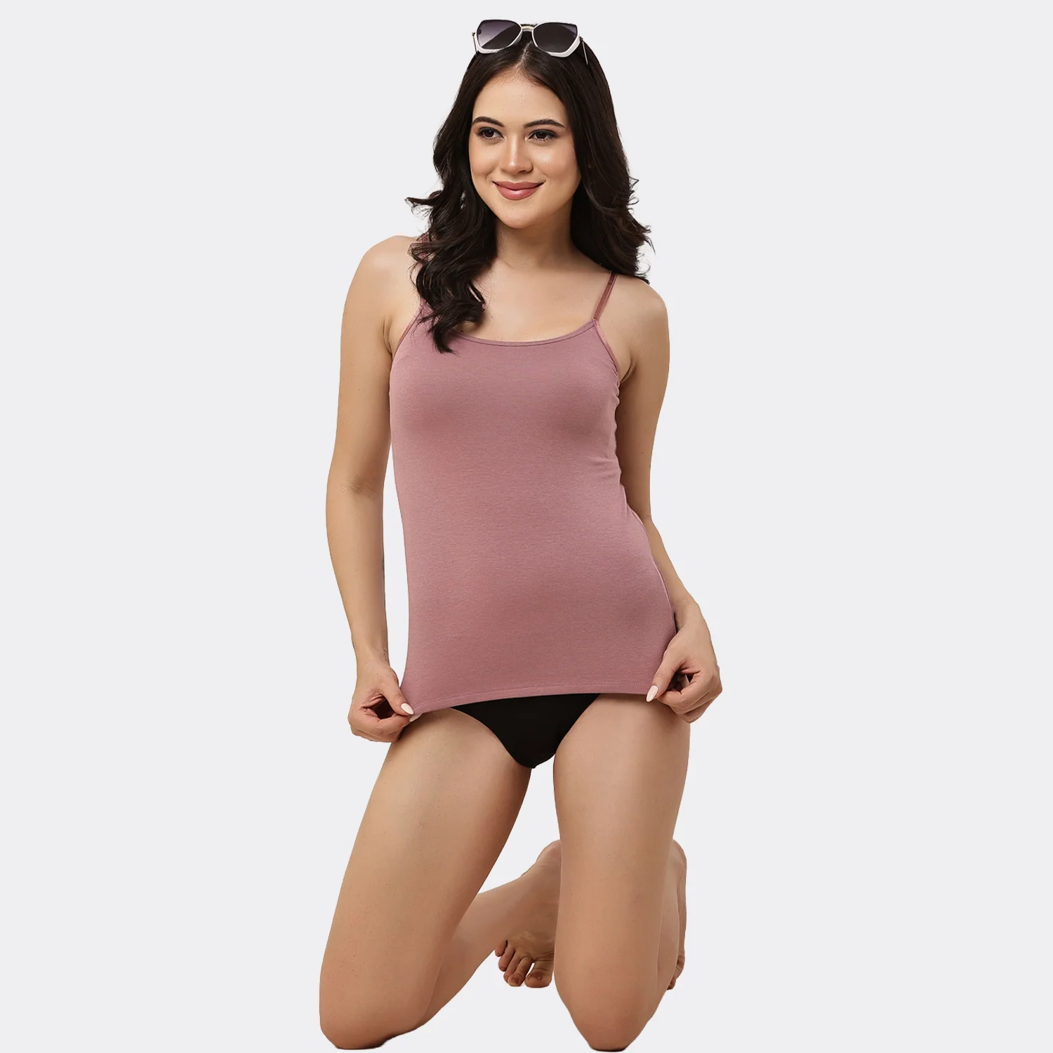 Lavos Women’s Strappy Tank Slip – Soft Bamboo Inner Slip Dress - Image 34