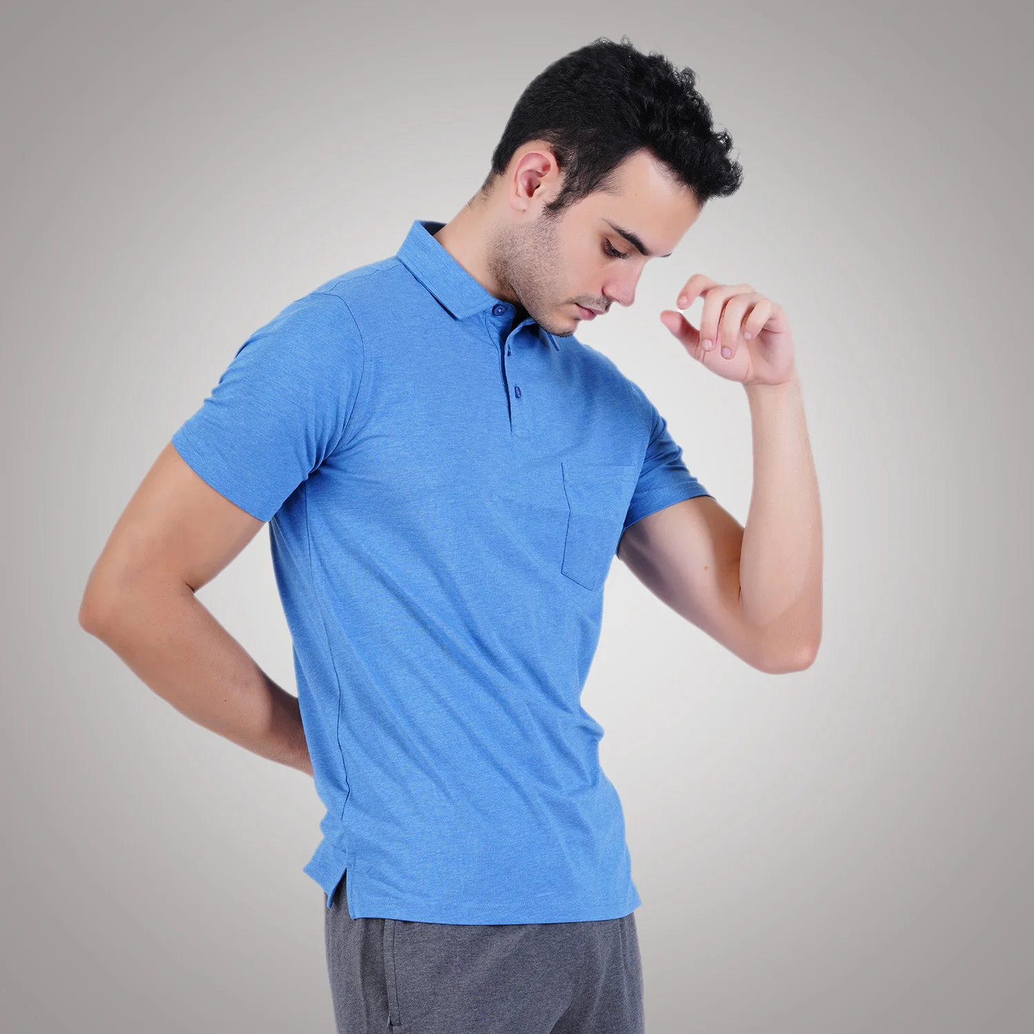 Bamboo Cotton Active Polo for Men – Soft, Breathable Performance Wear - Image 11