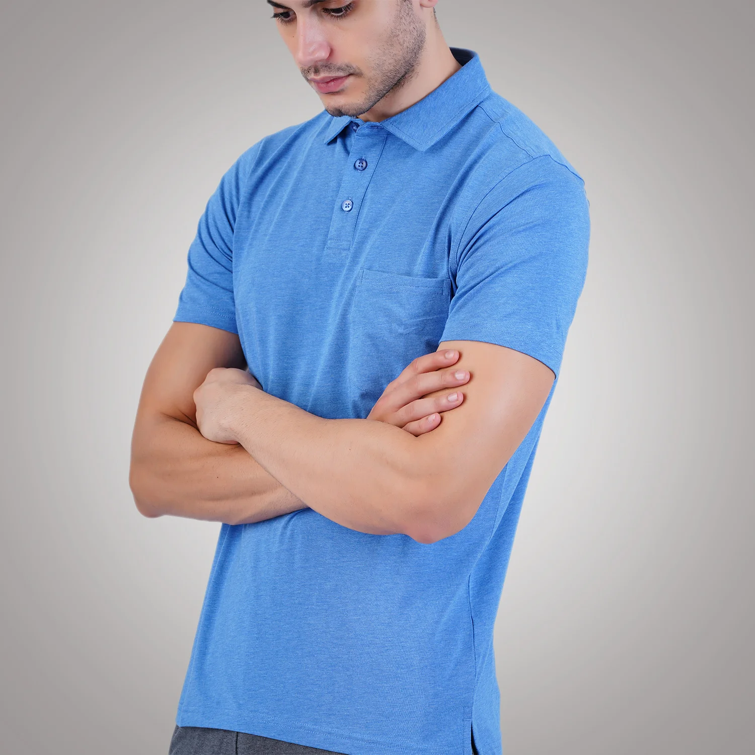 Bamboo Cotton Active Polo for Men – Soft, Breathable Performance Wear - Image 12