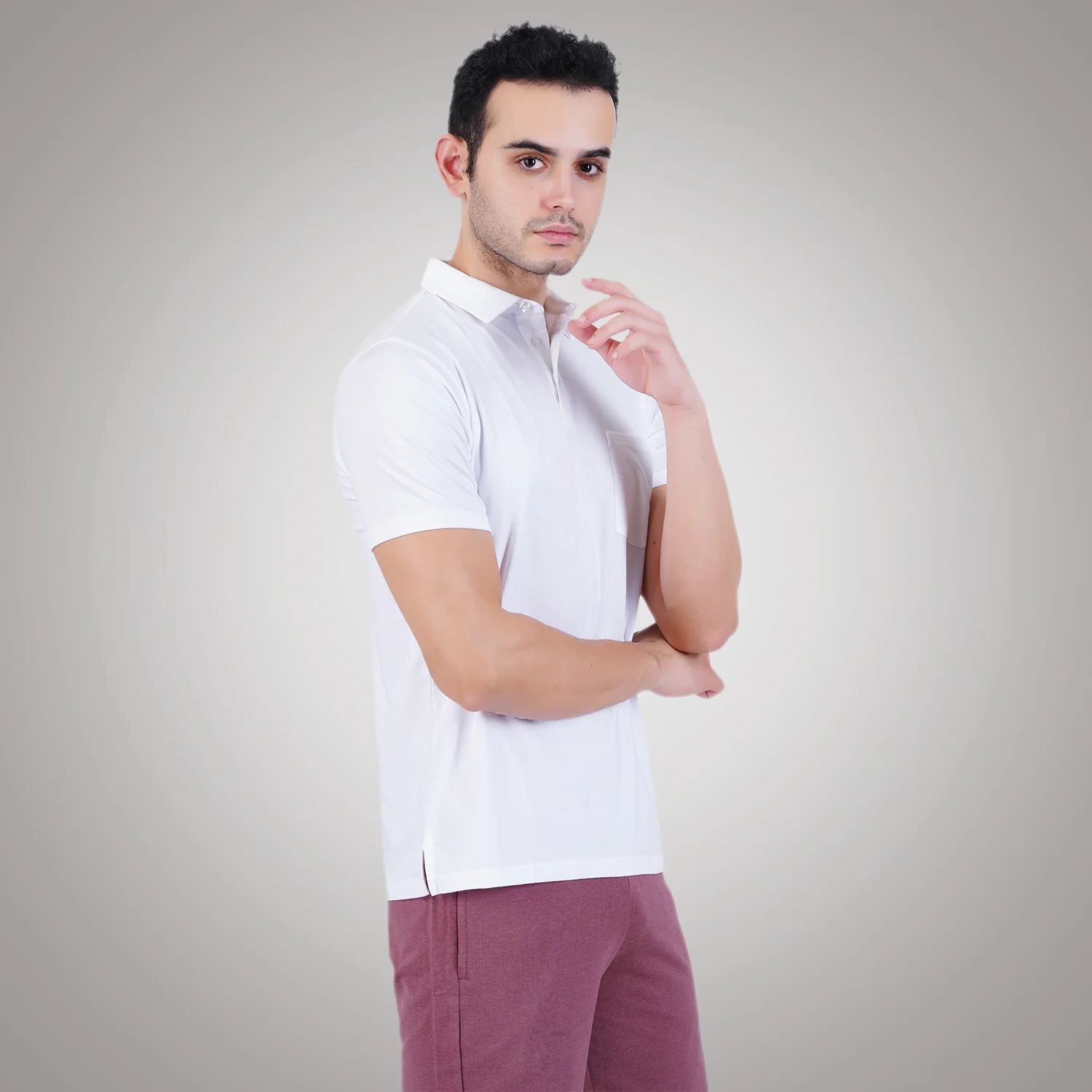 Bamboo Cotton Active Polo for Men – Soft, Breathable Performance Wear - Image 15