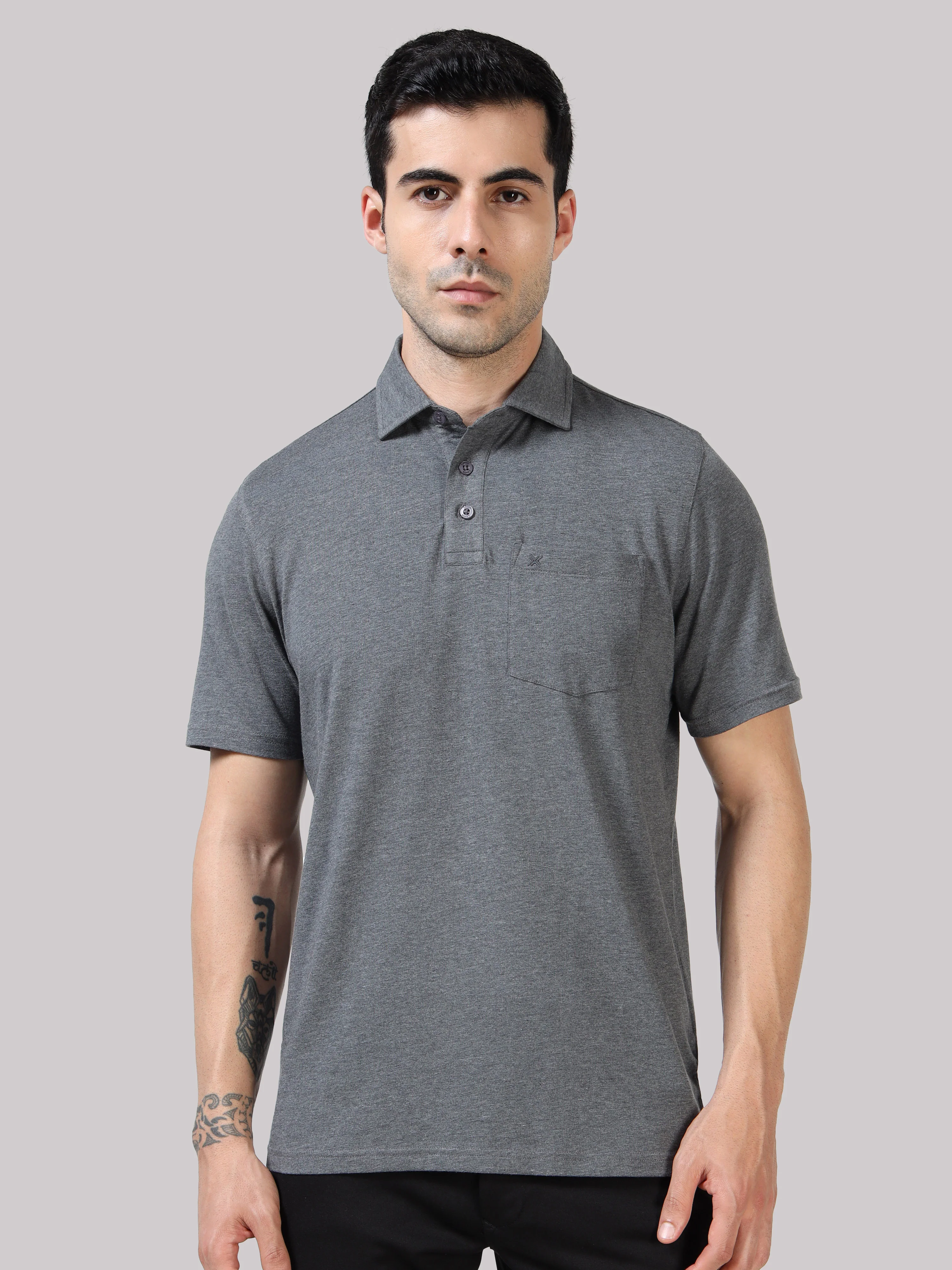 Bamboo Cotton Active Polo for Men – Soft, Breathable Performance Wear - Image 28