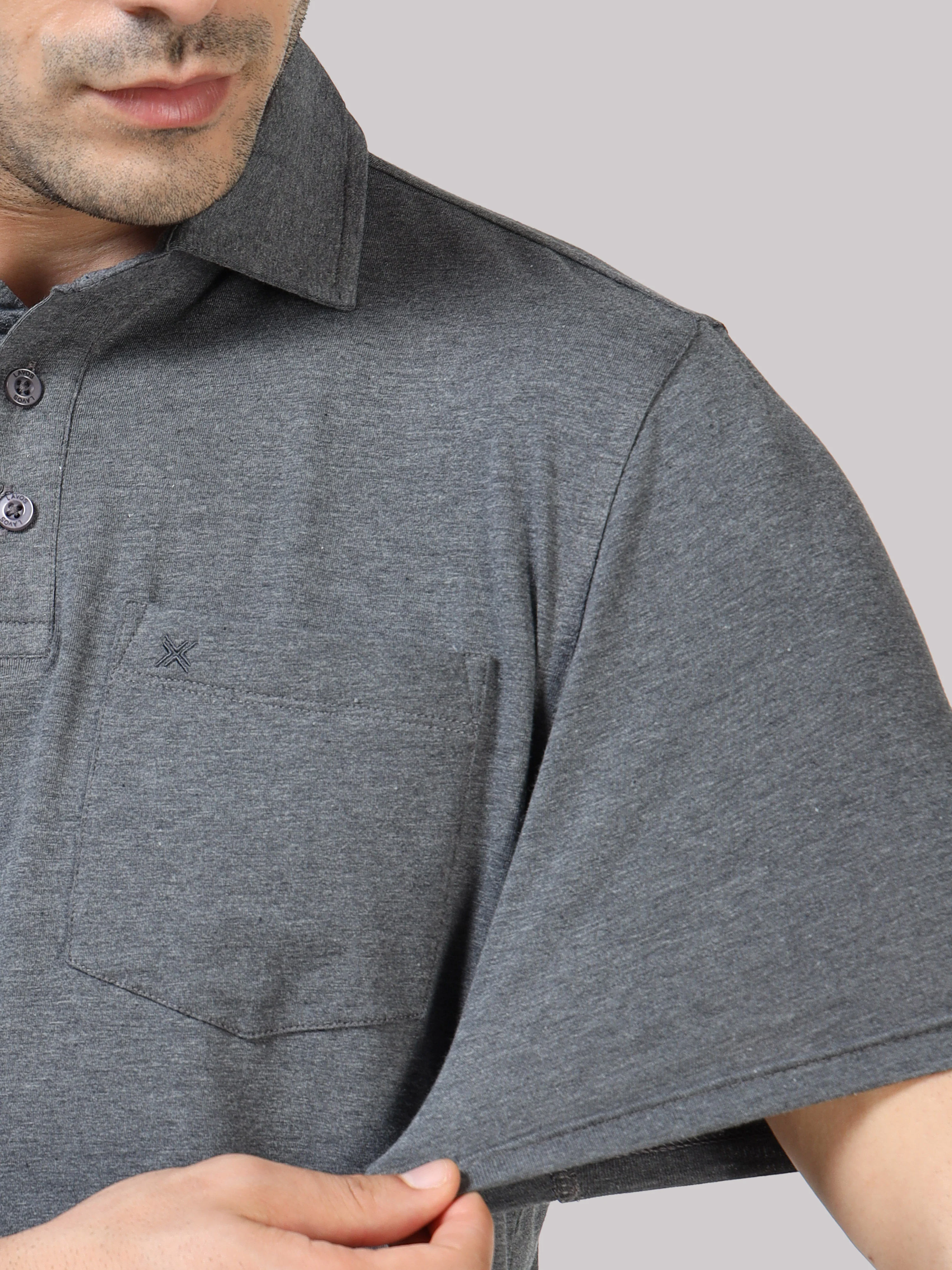 Bamboo Cotton Active Polo for Men – Soft, Breathable Performance Wear - Image 29