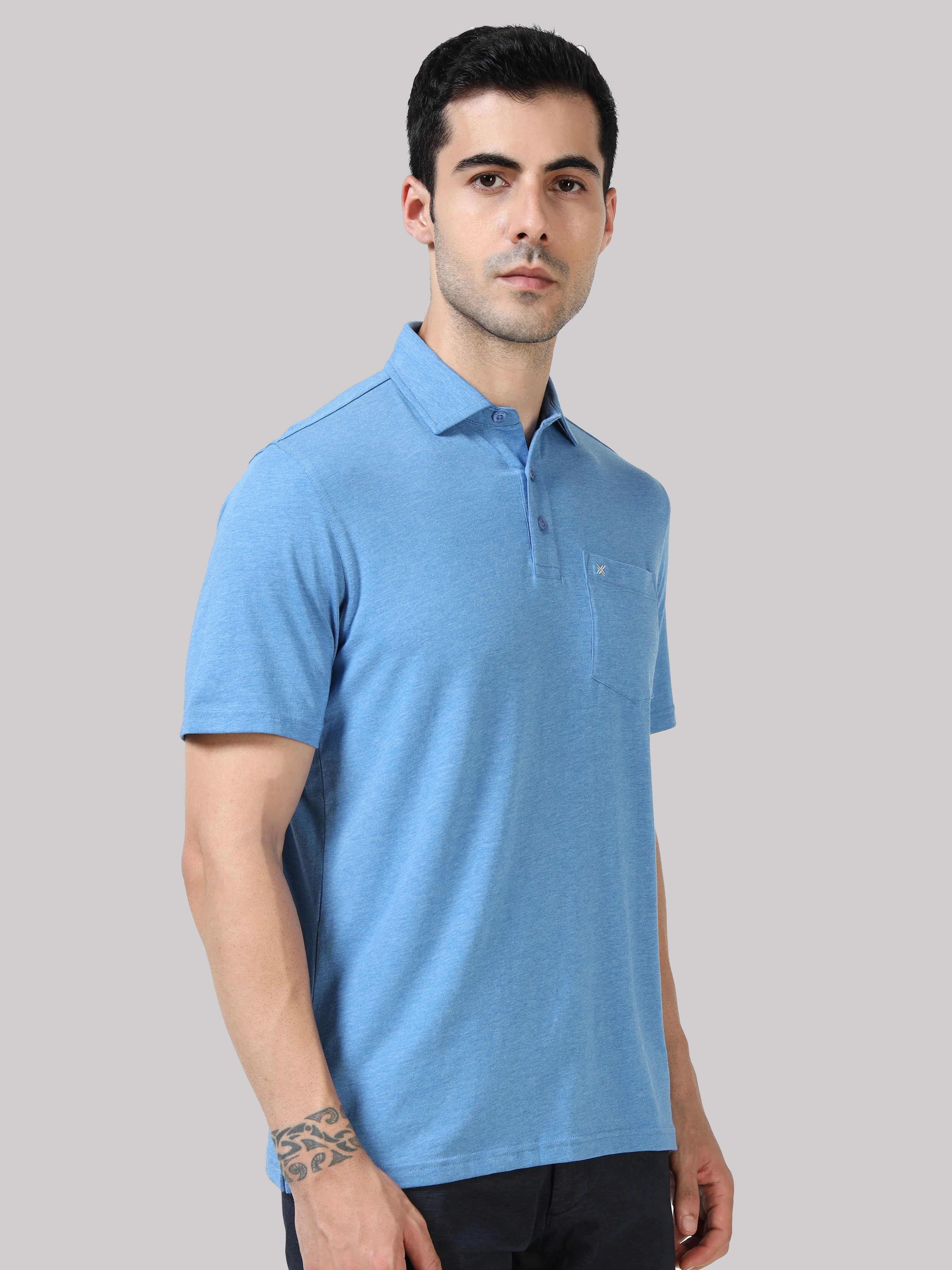 Bamboo Cotton Active Polo for Men – Soft, Breathable Performance Wear - Image 32
