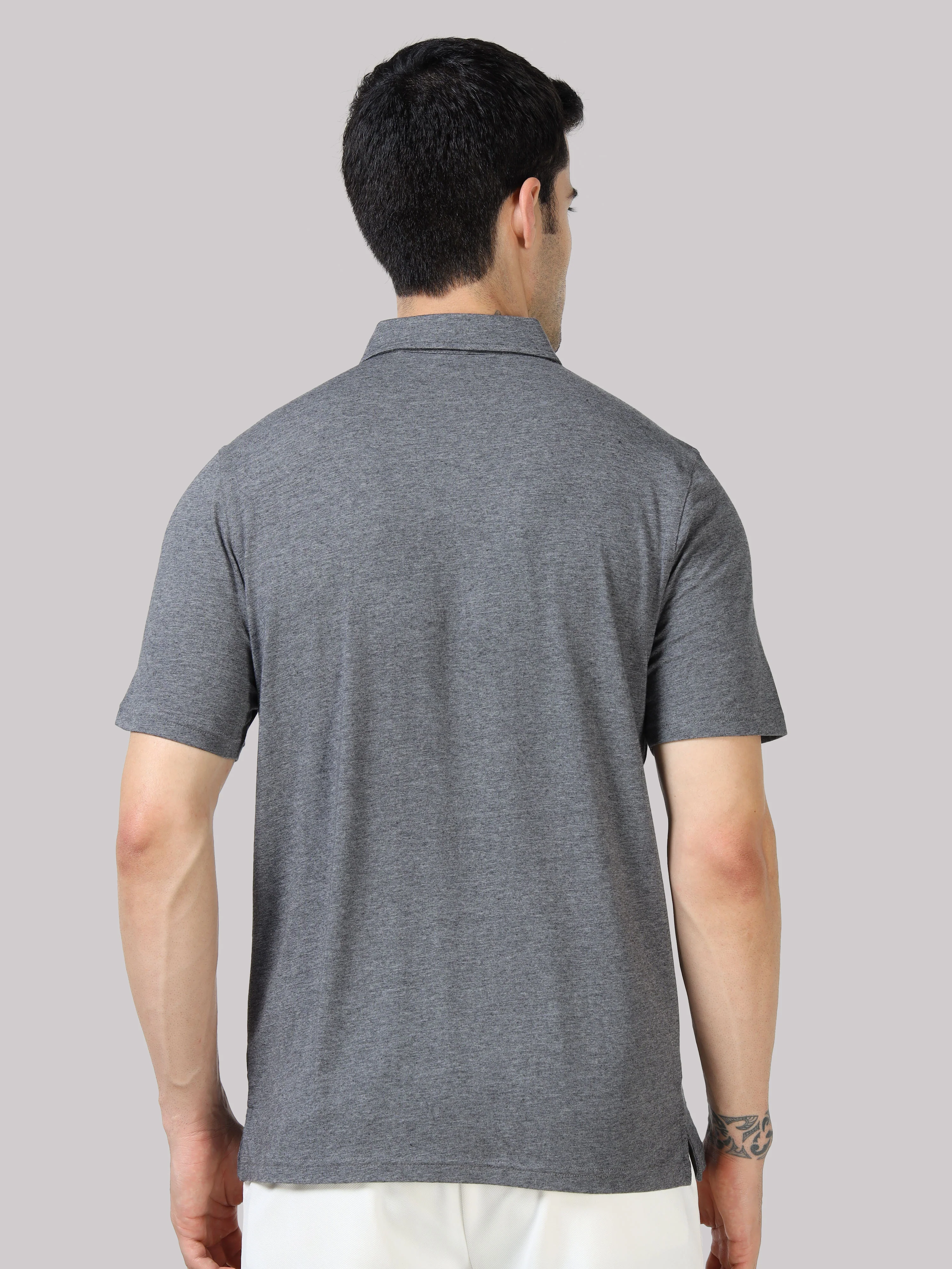 Bamboo Cotton Active Polo for Men – Soft, Breathable Performance Wear - Image 44