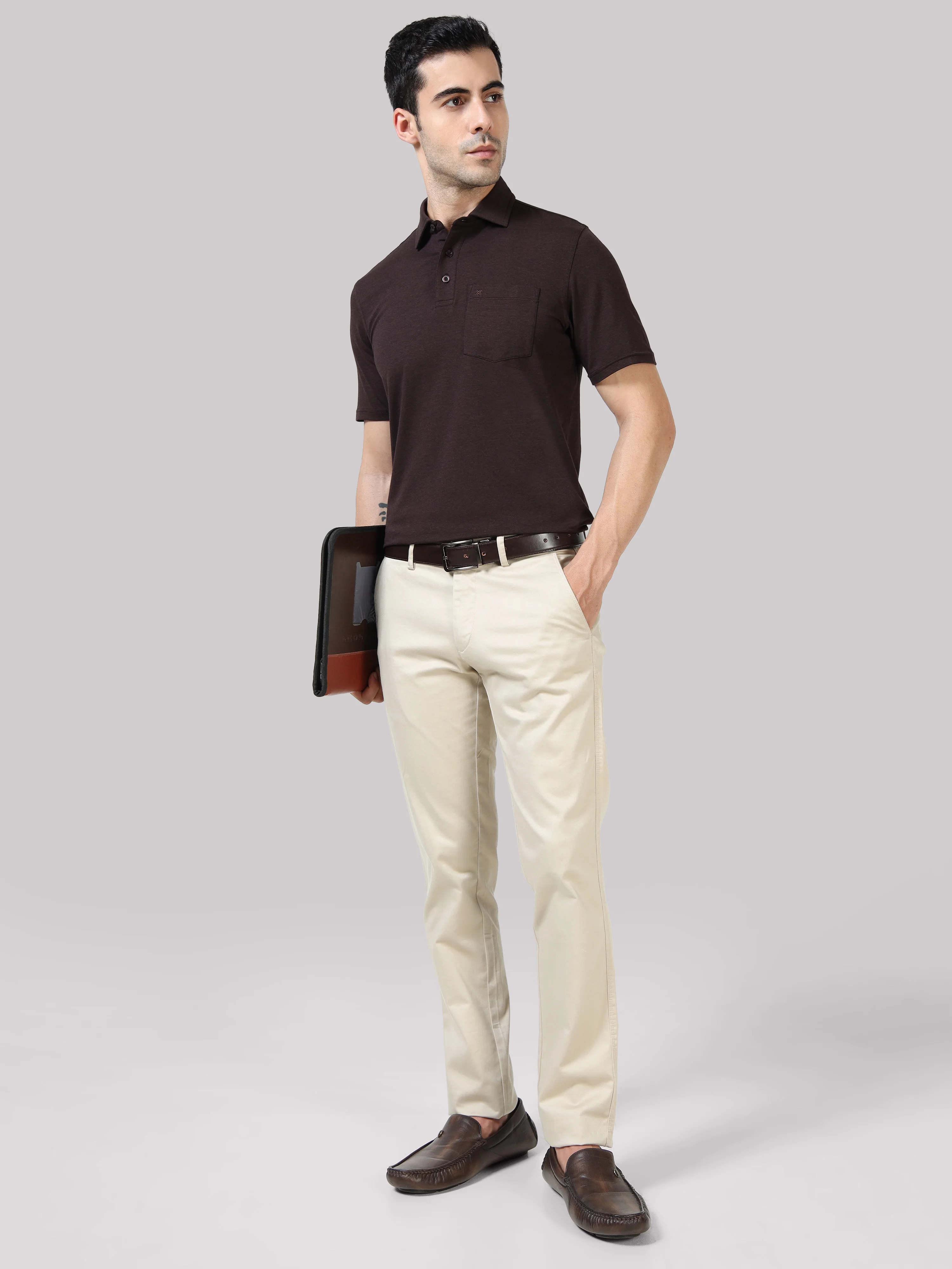 Bamboo Cotton Active Polo for Men – Soft, Breathable Performance Wear - Image 47