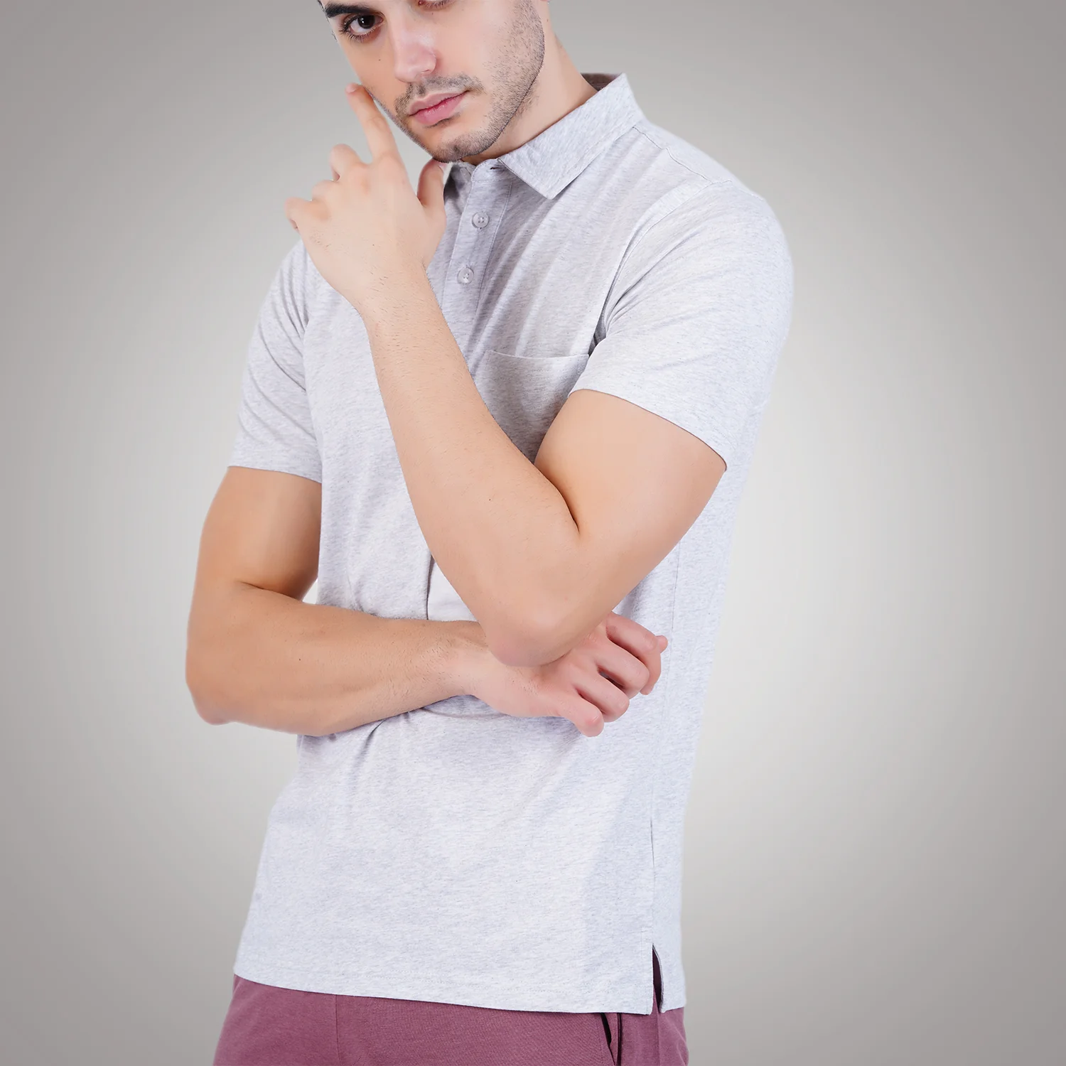 Bamboo Cotton Active Polo for Men – Soft, Breathable Performance Wear - Image 6