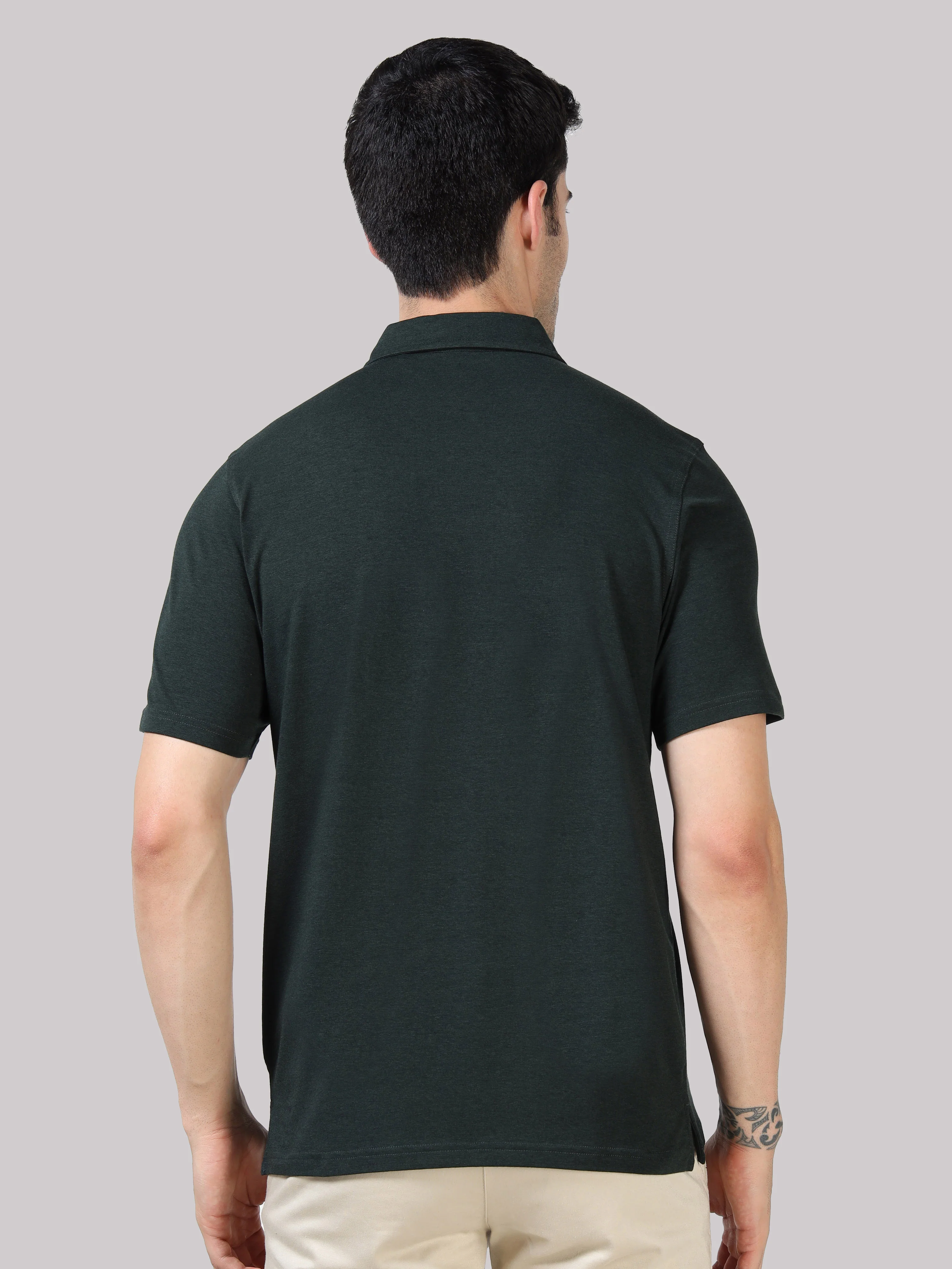 Bamboo Cotton Active Polo for Men – Soft, Breathable Performance Wear - Image 61