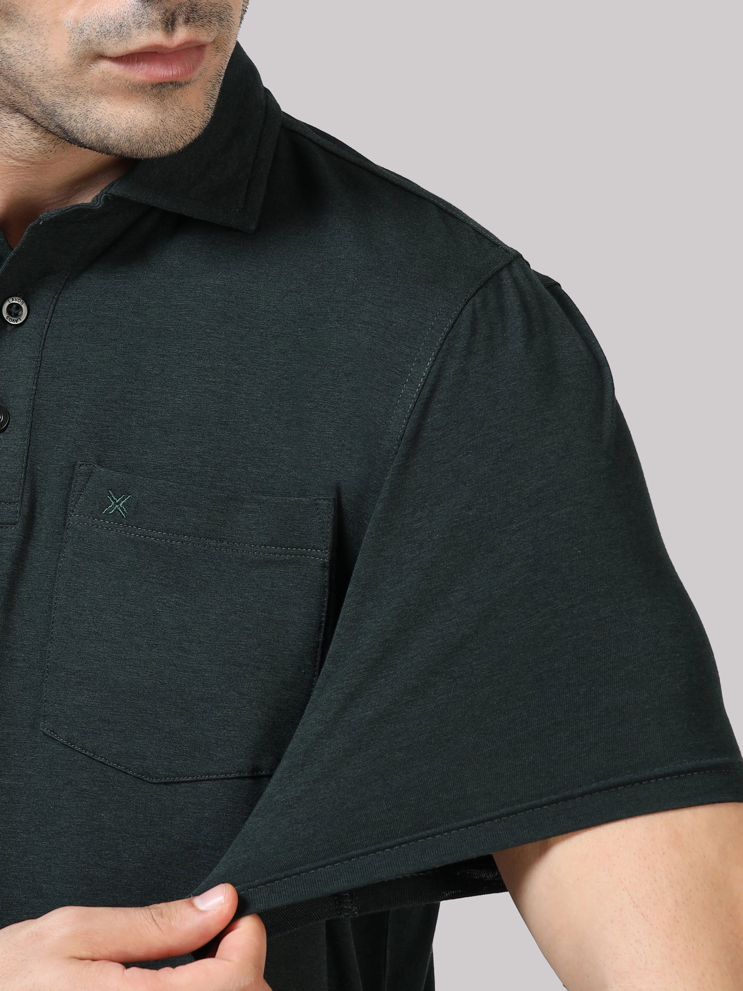 Bamboo Cotton Active Polo for Men – Soft, Breathable Performance Wear - Image 64