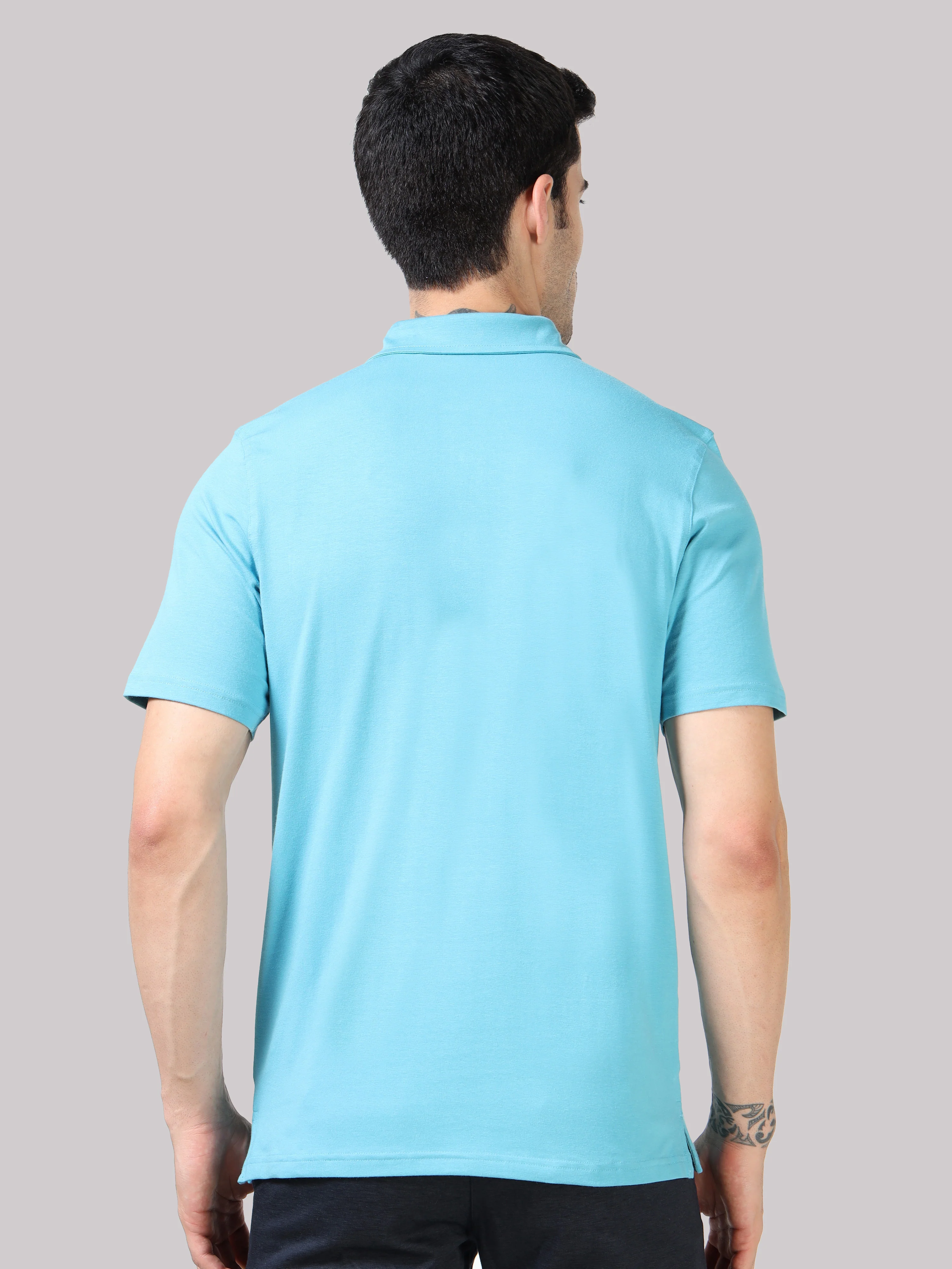 Bamboo Cotton Active Polo for Men – Soft, Breathable Performance Wear - Image 66