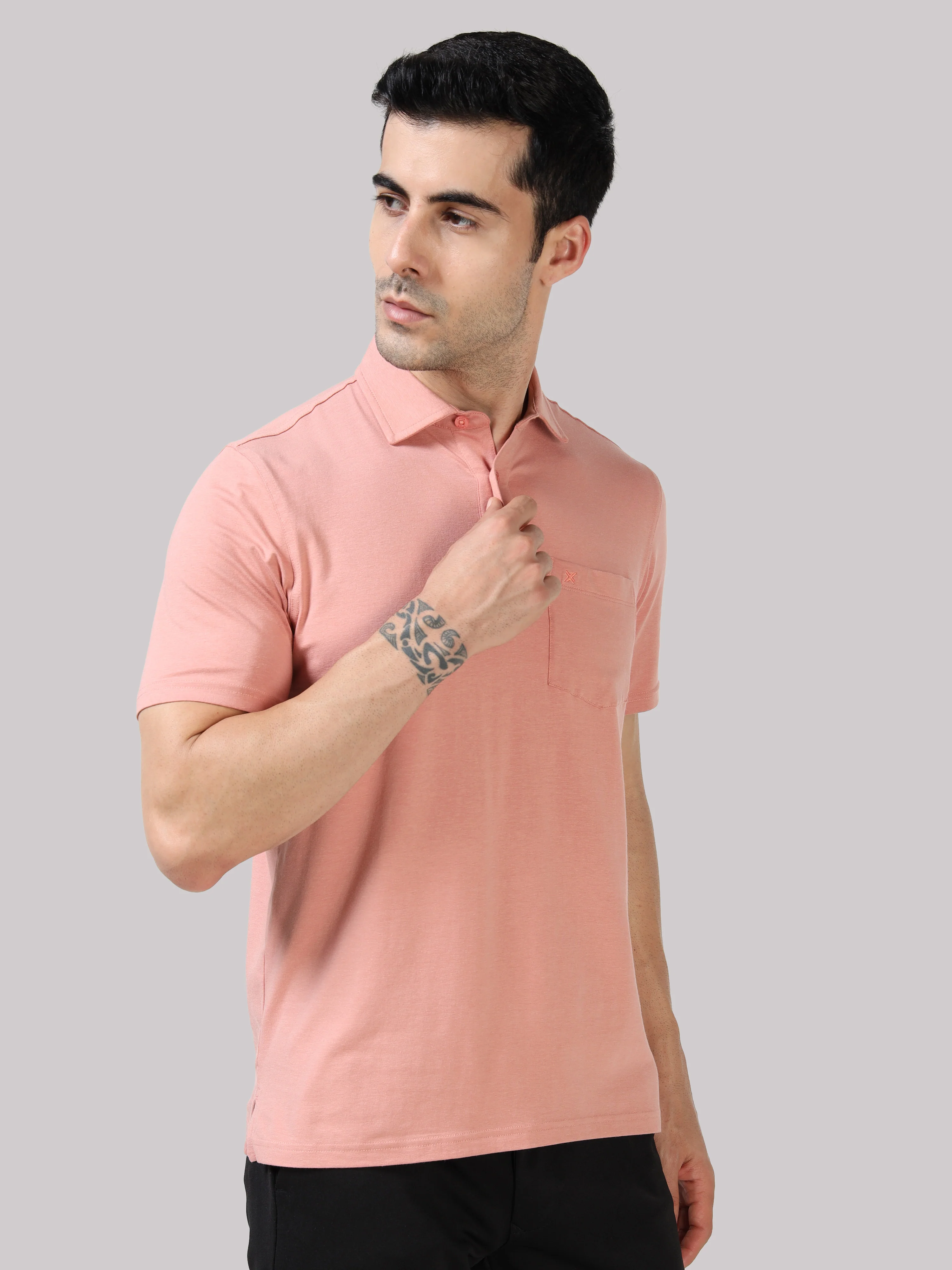 Bamboo Cotton Active Polo for Men – Soft, Breathable Performance Wear - Image 70