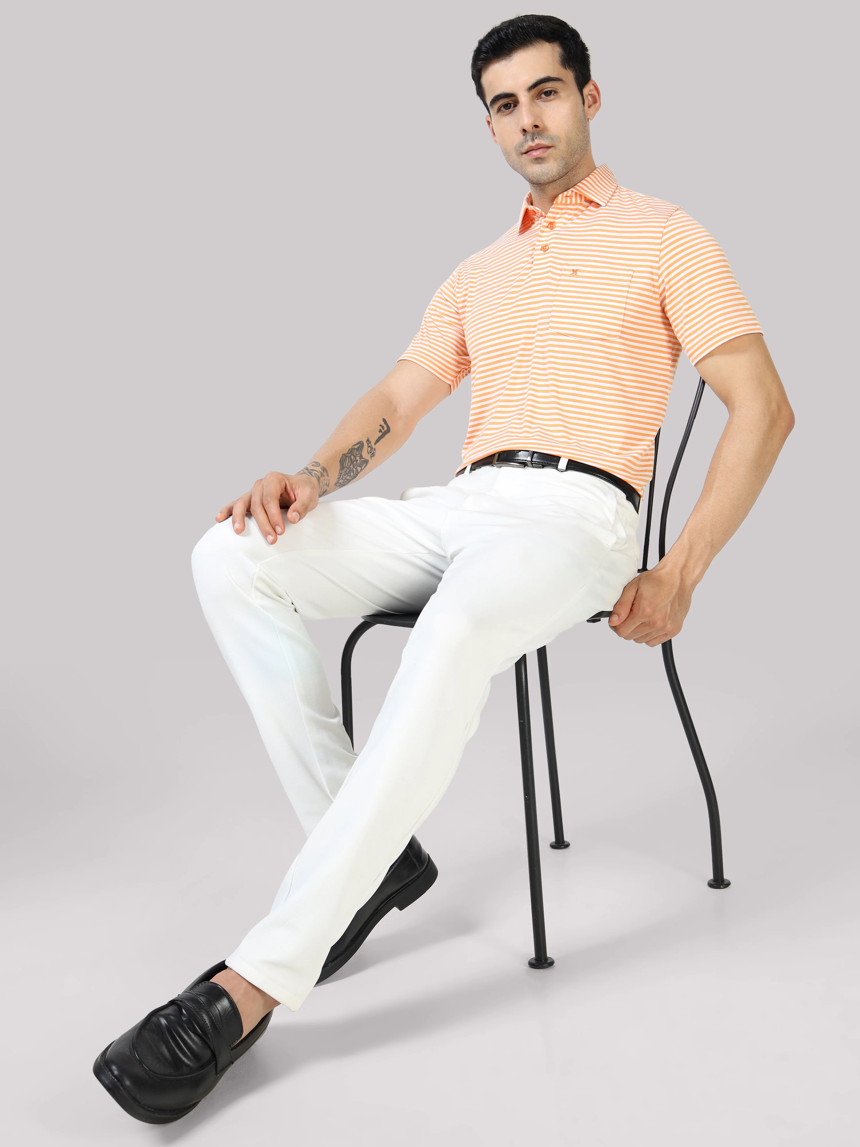 Bamboo Cotton Active Polo for Men – Soft, Breathable Performance Wear - Image 86