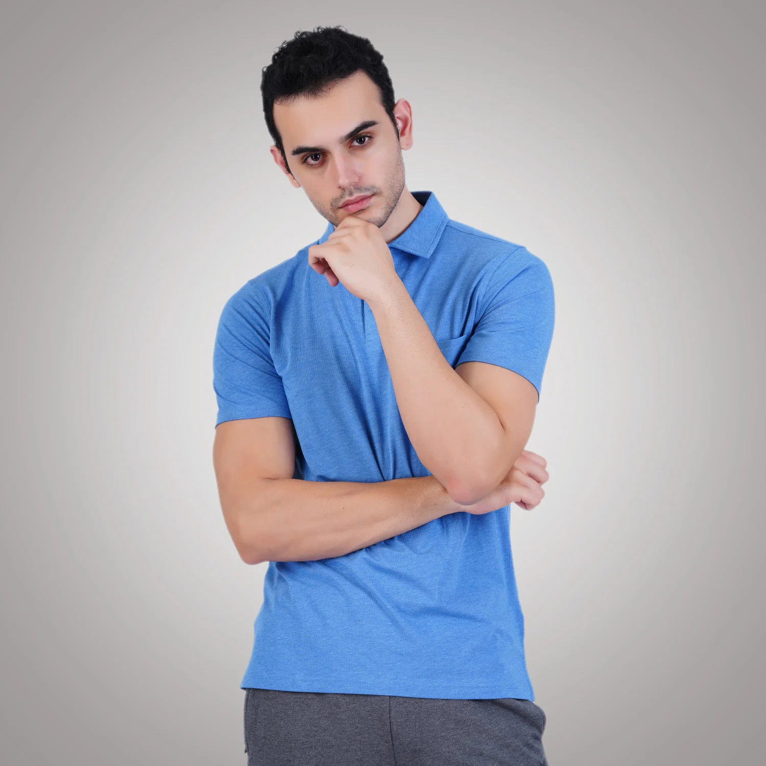 Bamboo Cotton Active Polo for Men – Soft, Breathable Performance Wear - Image 9