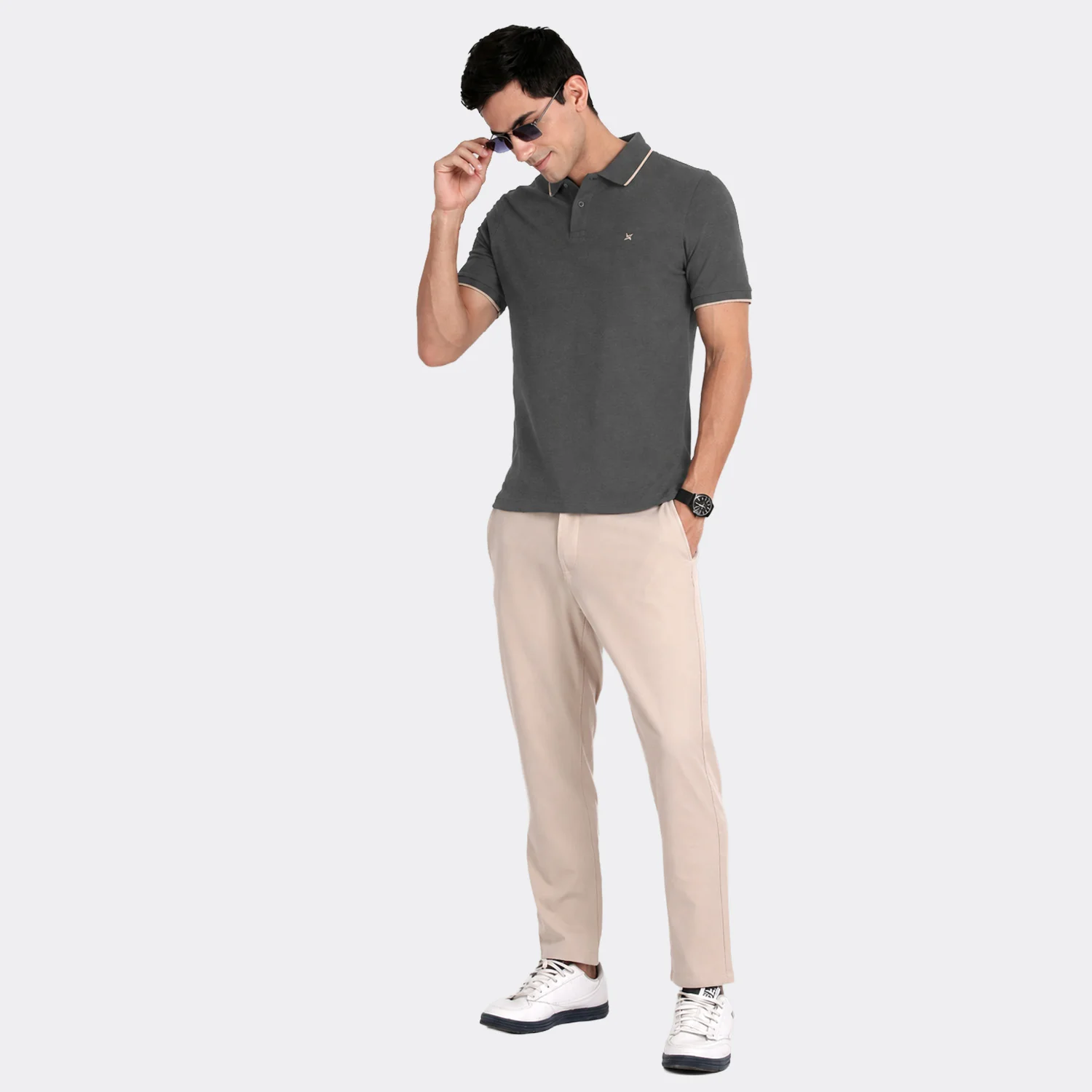 Lavos Pique Polo for Men – Premium Soft & Breathable Everyday Wear - Image 46