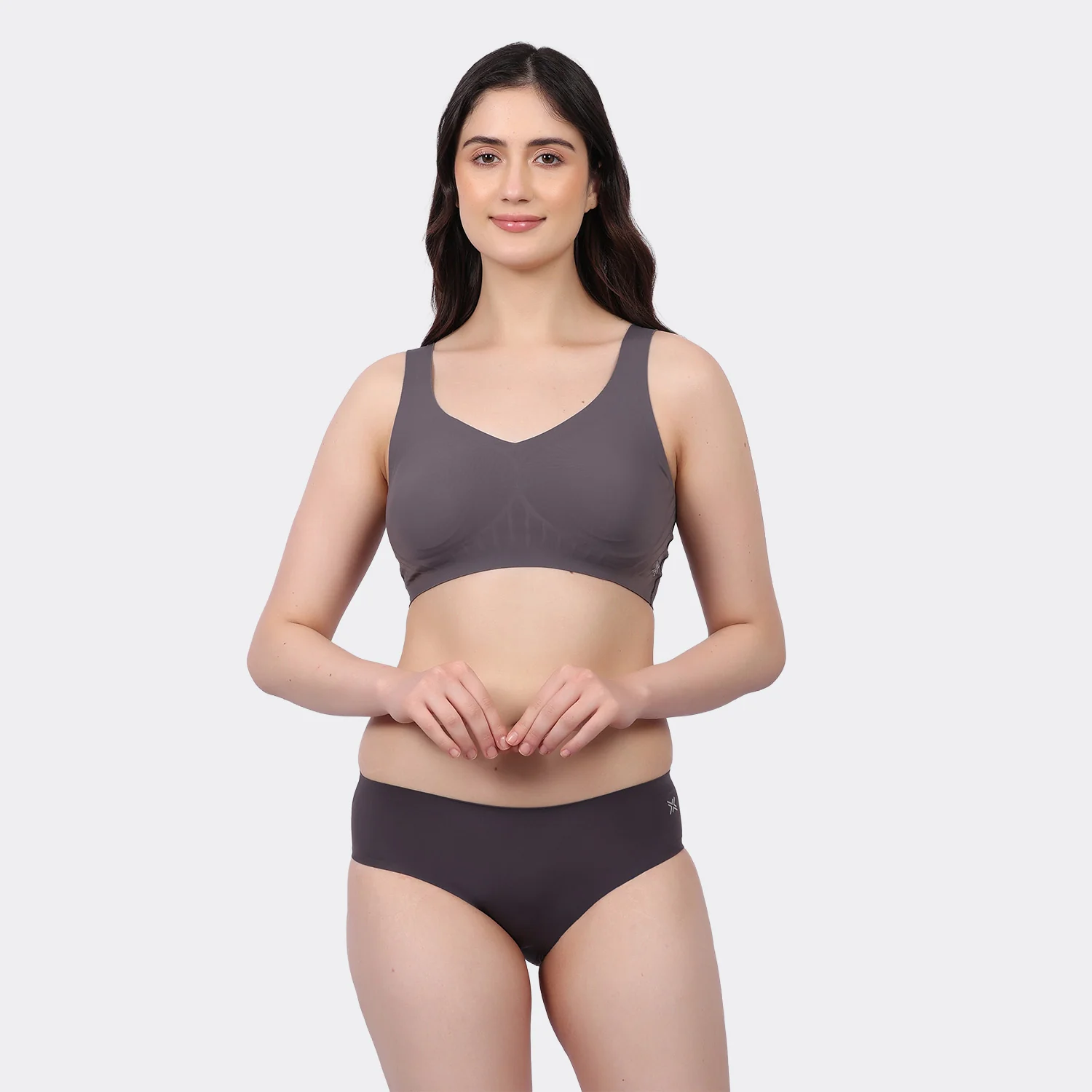 Women’s Seamless Bonded Slip-On Bra with Removable Pads and Full Coverage - Image 17