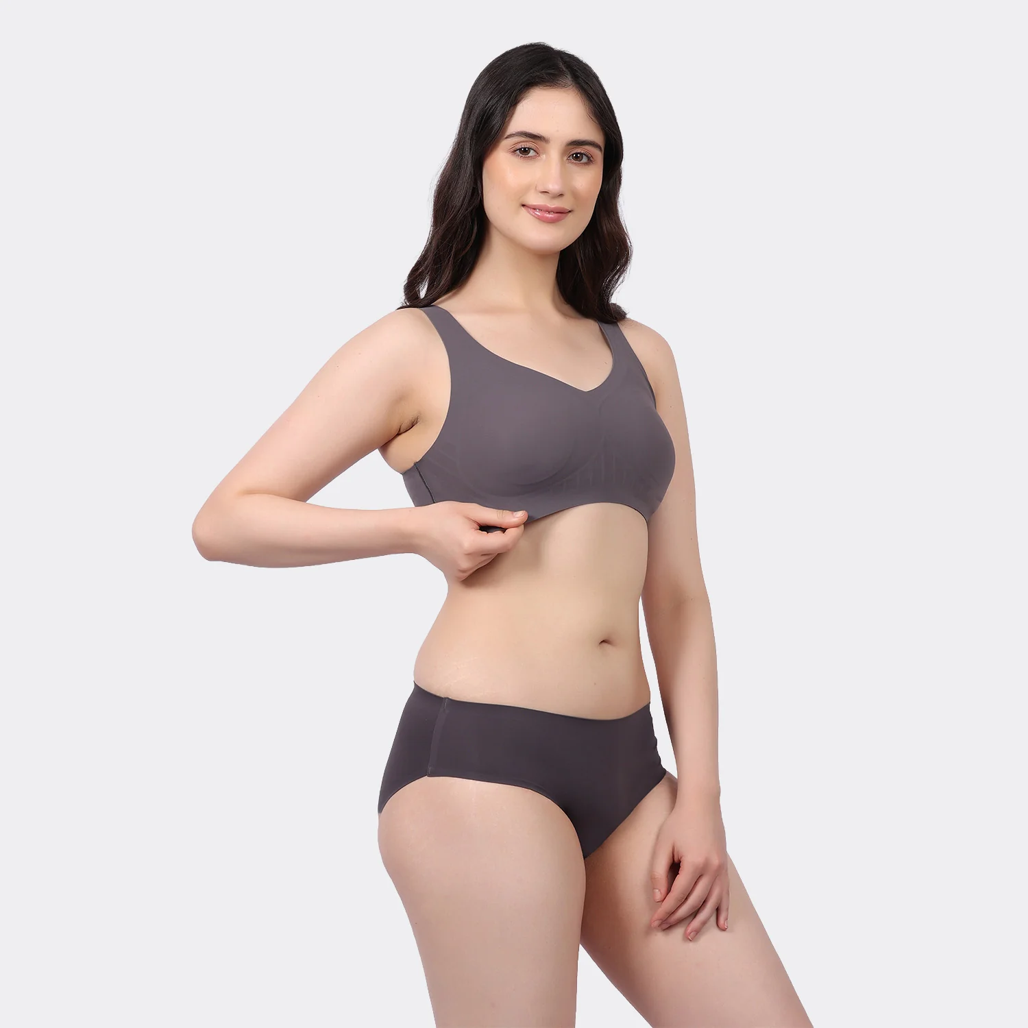 Women’s Seamless Bonded Slip-On Bra with Removable Pads and Full Coverage - Image 22