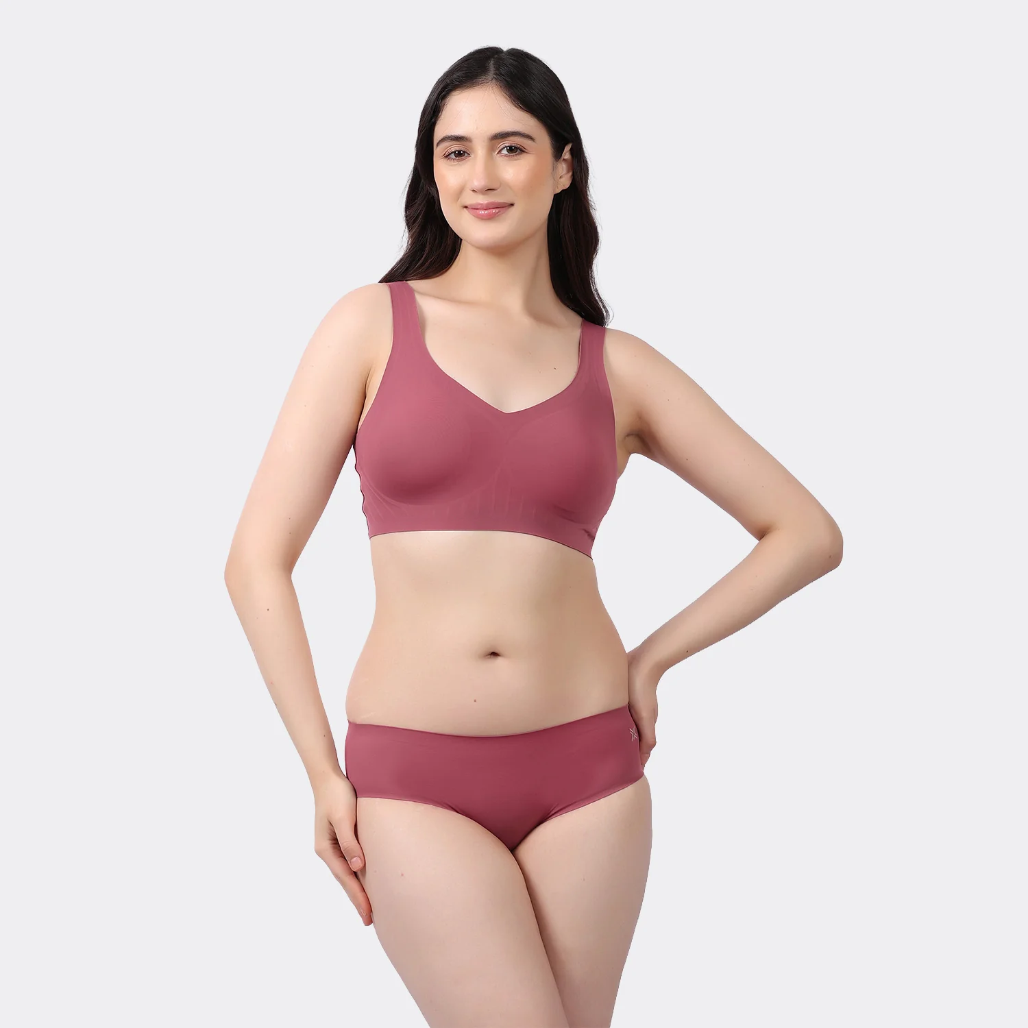 Women’s Seamless Bonded Slip-On Bra with Removable Pads and Full Coverage - Image 24