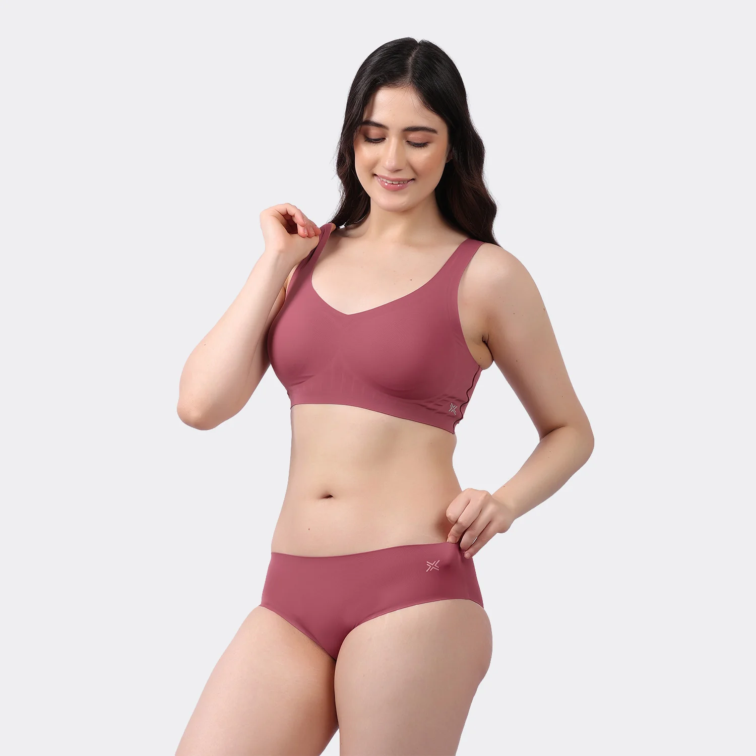 Women’s Seamless Bonded Slip-On Bra with Removable Pads and Full Coverage - Image 27