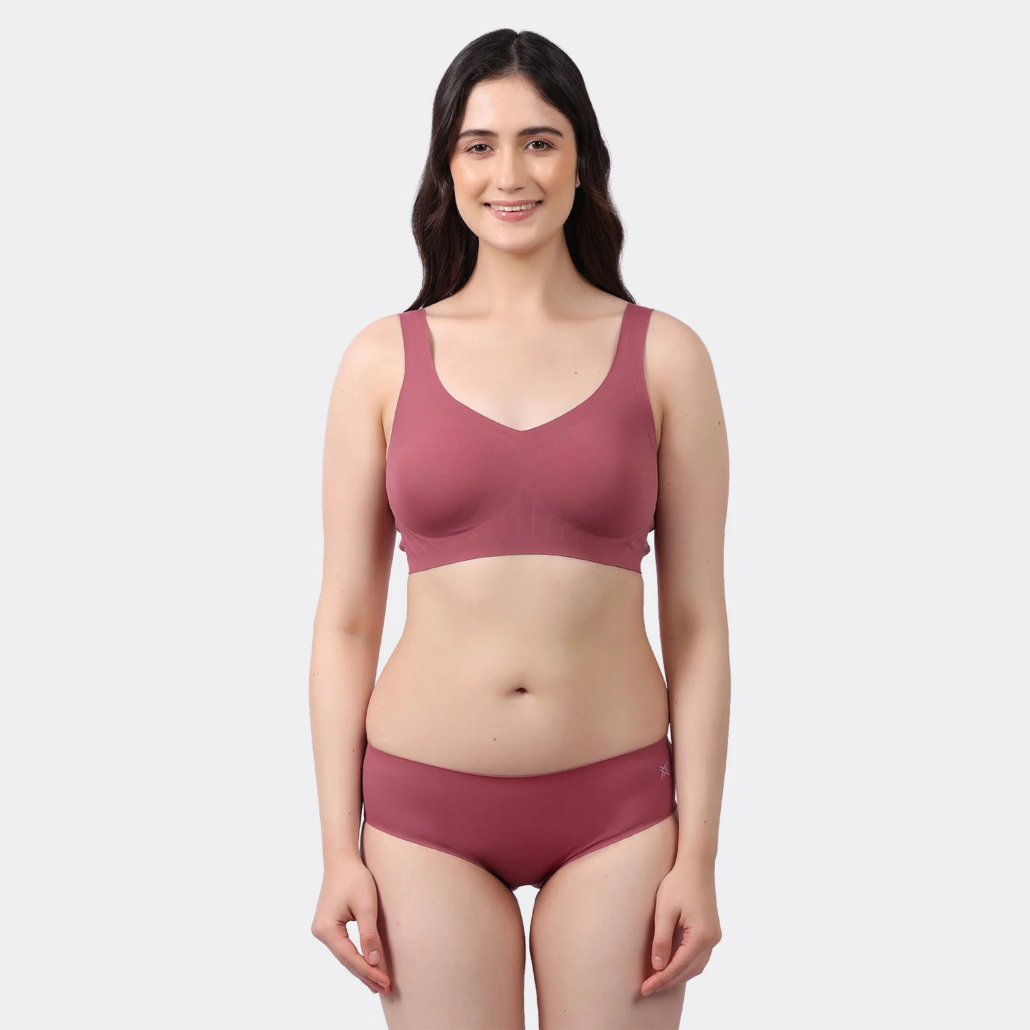 Women’s Seamless Bonded Slip-On Bra with Removable Pads and Full Coverage - Image 30