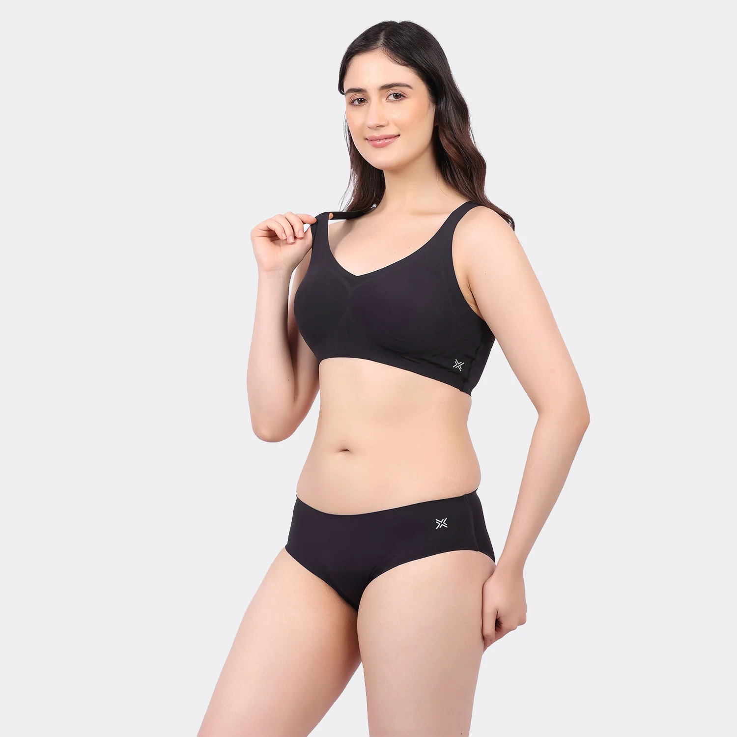 Women’s Seamless Bonded Slip-On Bra with Removable Pads and Full Coverage - Image 6